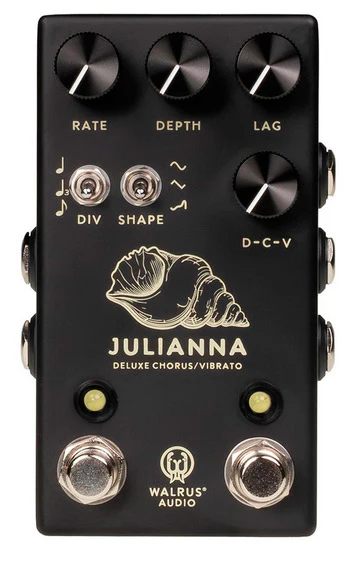 WALRUS JULIANNA BLK PEDAL CHORUS Y VIBRATO ESTEREO NEGRO