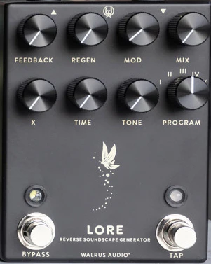 WALRUS LORE BLACK PEDAL REVERB NEGRO