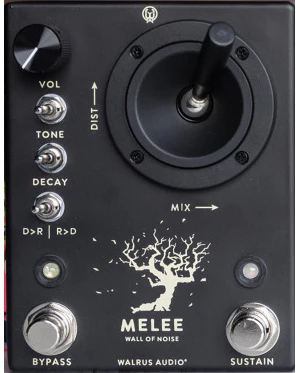 WALRUS MELEE BLACK PEDAL REVERB DISTORSION NEGRO - Image 3