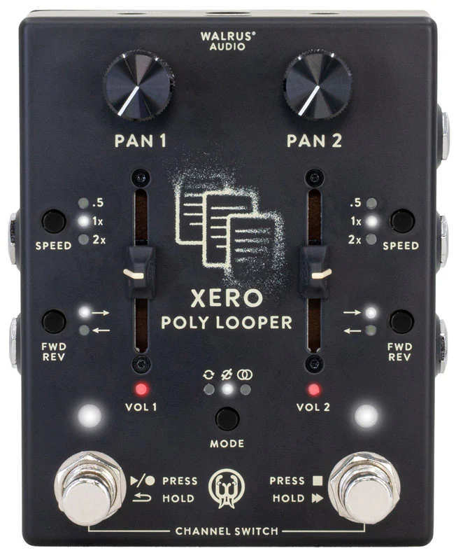 WALRUS XERO POLYLOOPER BLK PEDAL LOOPER ESTEREO NEGRO