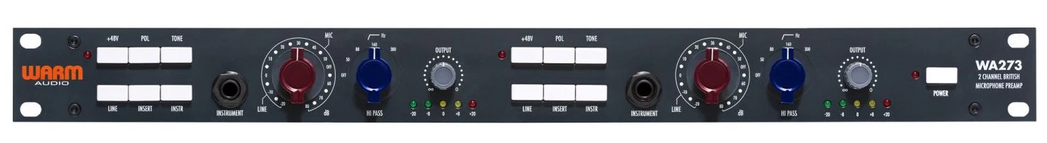 WARM AUDIO WA-273 PREVIO PARA MICROFONO DOS CANALES