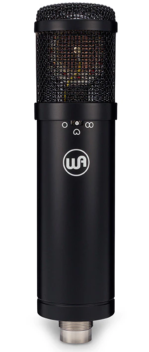 WARM AUDIO WA-47JR BLACK MICROFONO DE CONDENSADOR TRIPLE PATRON POLAR NEGRO