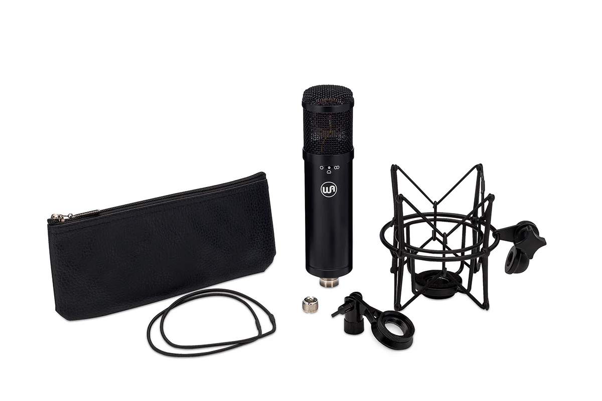 WARM AUDIO WA-47JR BLACK MICROFONO DE CONDENSADOR TRIPLE PATRON POLAR NEGRO - Image 2