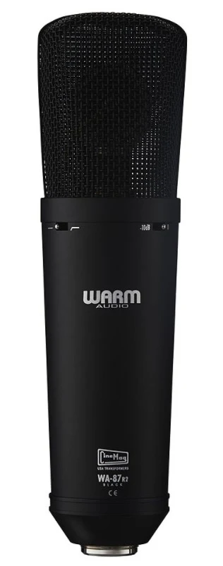 WARM AUDIO WA-87 R2B MICROFONO DE CONDENSADOR TRIPLE PATRON POLAR NEGRO - Image 2