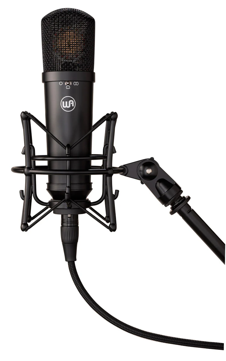 WARM AUDIO WA-87JR BLK MICROFONO DE CONDENSADOR TRIPLE PATRON POLAR NEGRO - Image 4