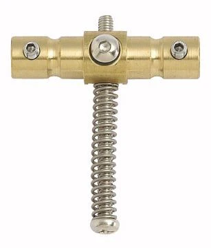 WILKINSON BP2126008 SWIVEL BASS BRIDGE BARRELS (SET OF 2), WITH SPRINGS AND SCREWS, BRASS.