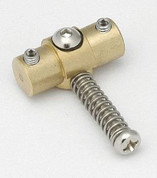 WILKINSON BP2329008 SWIVEL BRIDGE SADDLES (SET OF 3) WITH SPRINGS AND SCREWS FOR TELE BRASS