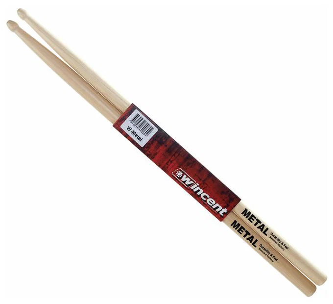 WINCENT W72 HICKORY METAL BAQUETAS BATERIA - Image 3