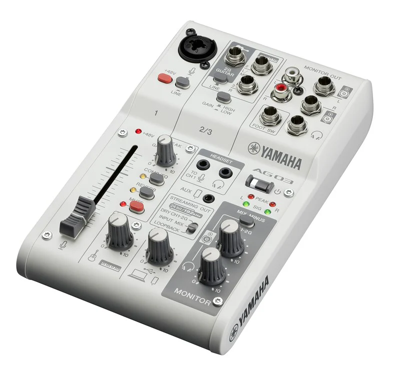 YAMAHA AG03SPKWH MK2 PACK GRABACION STREAMING BLANCO - Image 2
