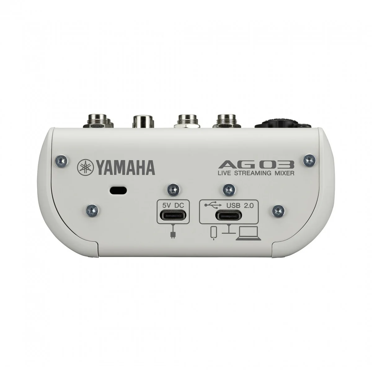 YAMAHA AG03WH MK2 MESA DE MEZCLAS PARA STREAMING 3 CANALES BLANCA - Image 3