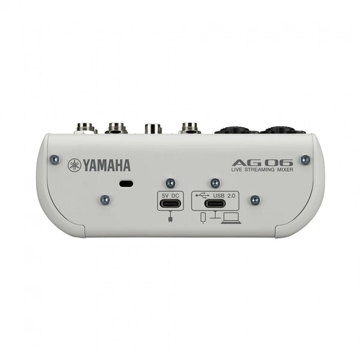 YAMAHA AG06WH MK2 MESA DE MEZCLAS PARA STREAMING 6 CANALES BLANCA - Image 3
