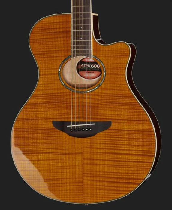 YAMAHA APX 600 FM AM GUITARRA ELECTROACUSTICA AMBAR - Image 5