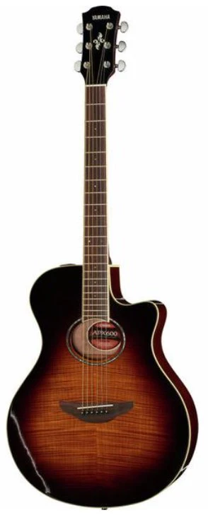 YAMAHA APX 600 FM TBS GUITARRA ELECTROACUSTICA TOBACCO BROWN SUNBURST - Image 3