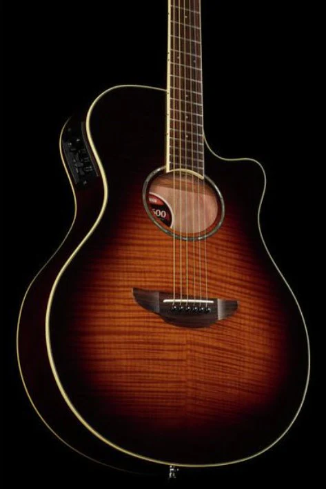YAMAHA APX 600 FM TBS GUITARRA ELECTROACUSTICA TOBACCO BROWN SUNBURST - Image 9