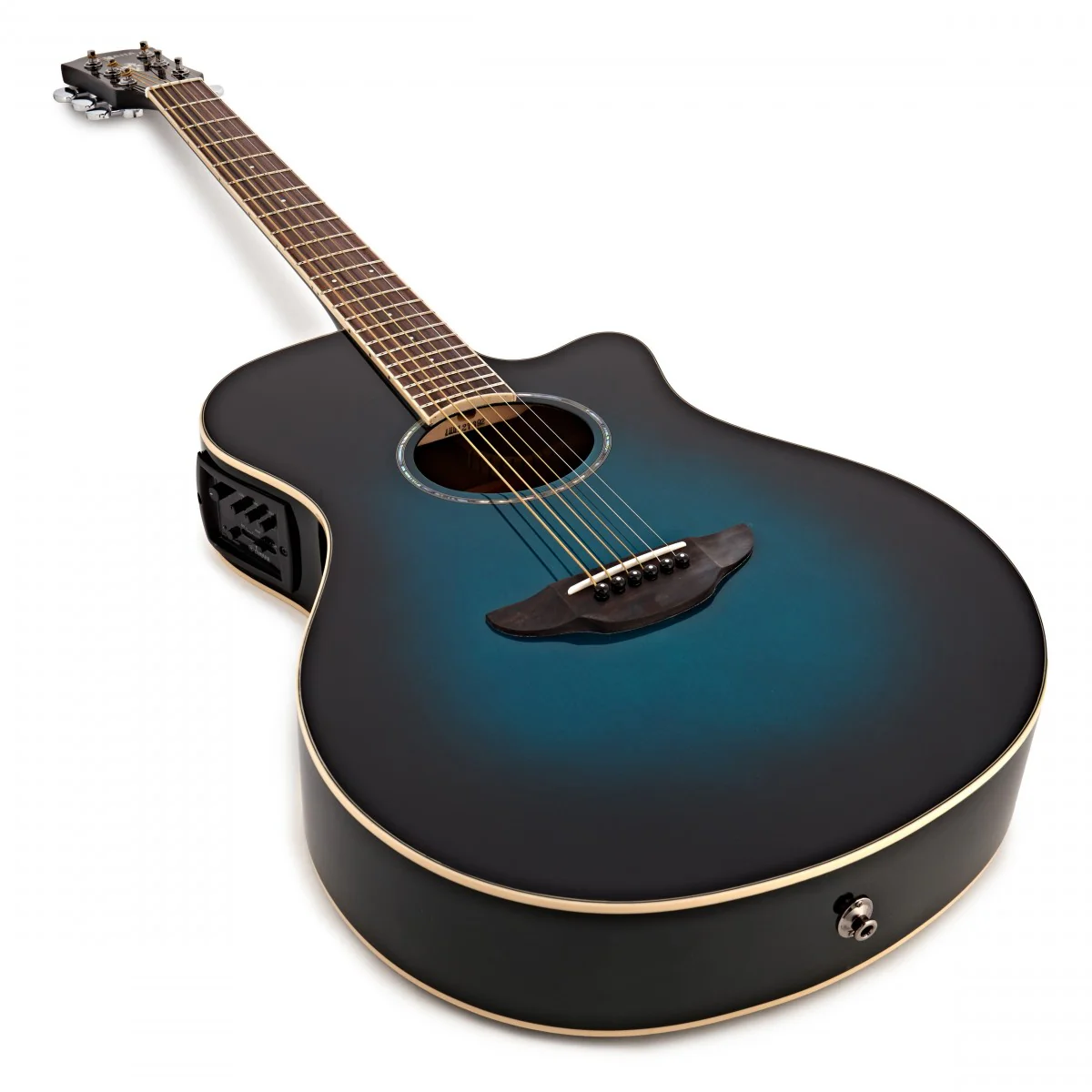 YAMAHA APX 600 OBB GUITARRA ELECTROACUSTICA ORIENTAL BLUE BURST - Image 3