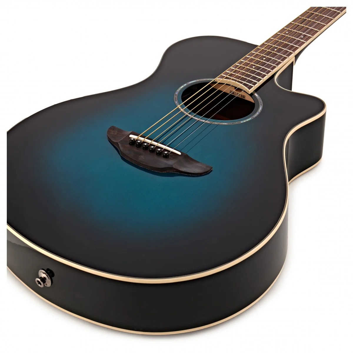 YAMAHA APX 600 OBB GUITARRA ELECTROACUSTICA ORIENTAL BLUE BURST - Image 4