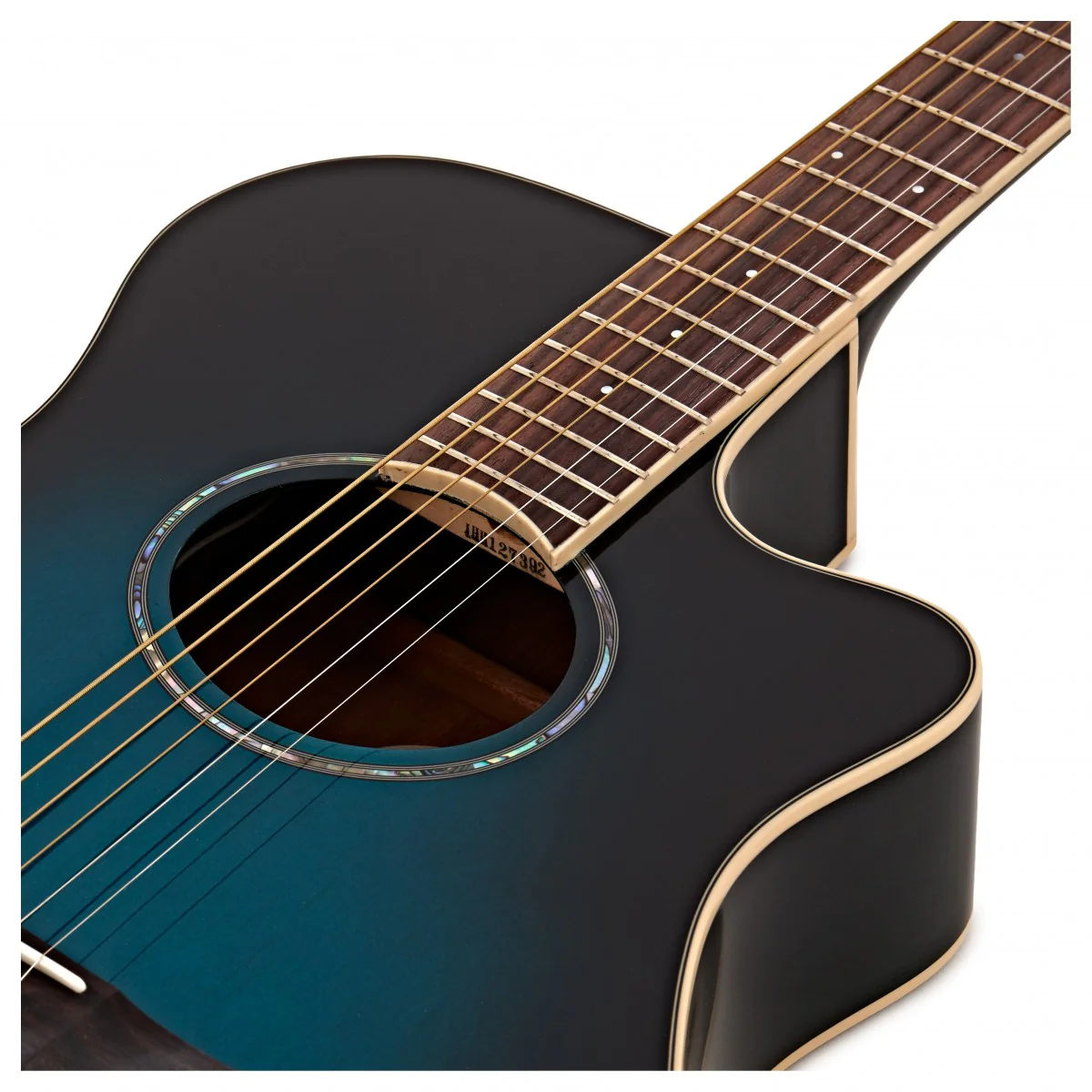 YAMAHA APX 600 OBB GUITARRA ELECTROACUSTICA ORIENTAL BLUE BURST - Image 5