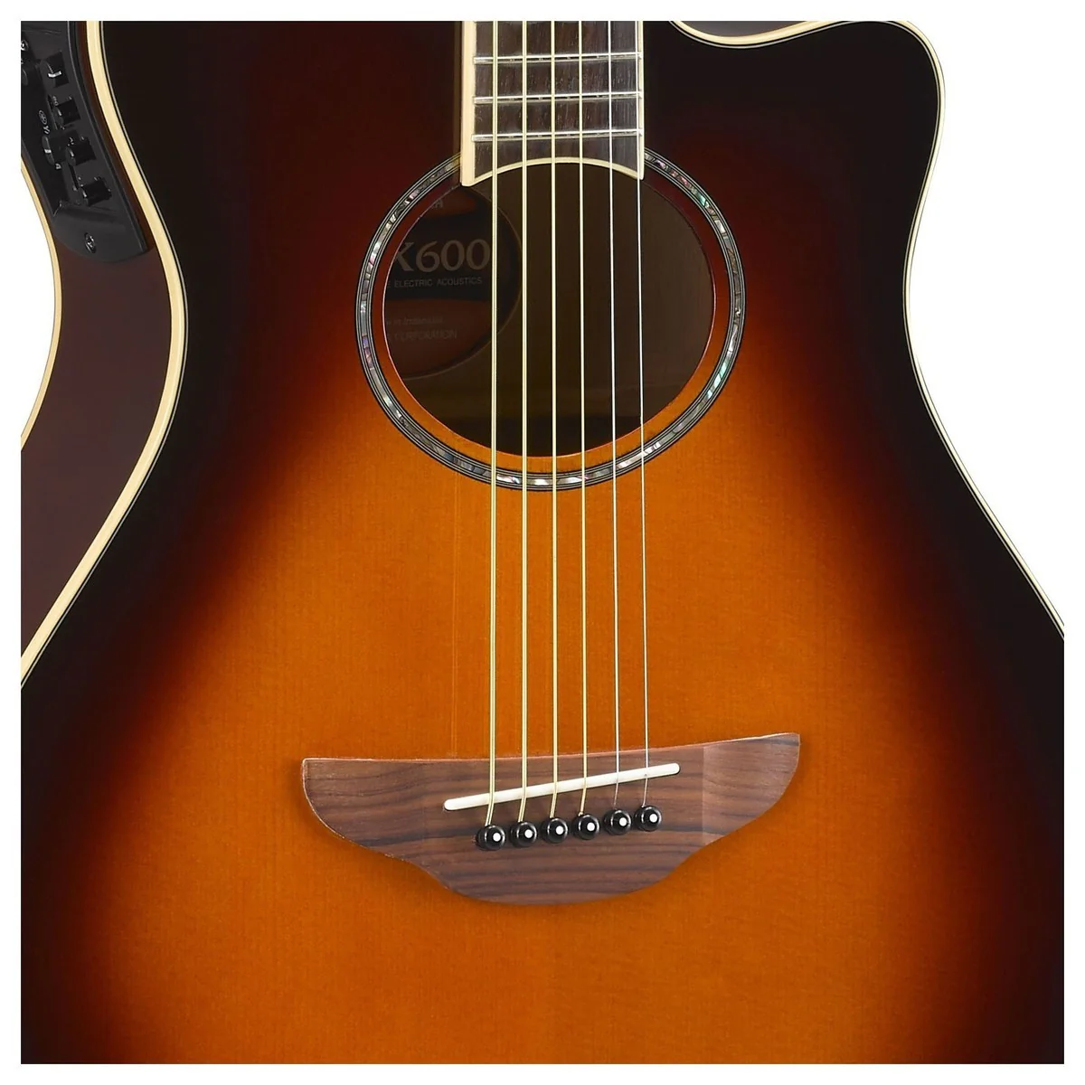 YAMAHA APX 600 OVS GUITARRA ELECTROACUSTICA OLD VIOLIN SUNBURST - Image 4