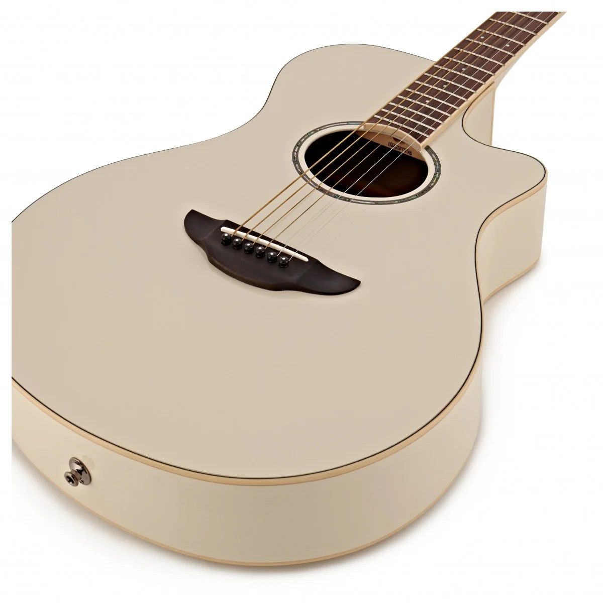 YAMAHA APX 600 VWH GUITARRA ELECTROACUSTICA VINTAGE WHITE - Image 10
