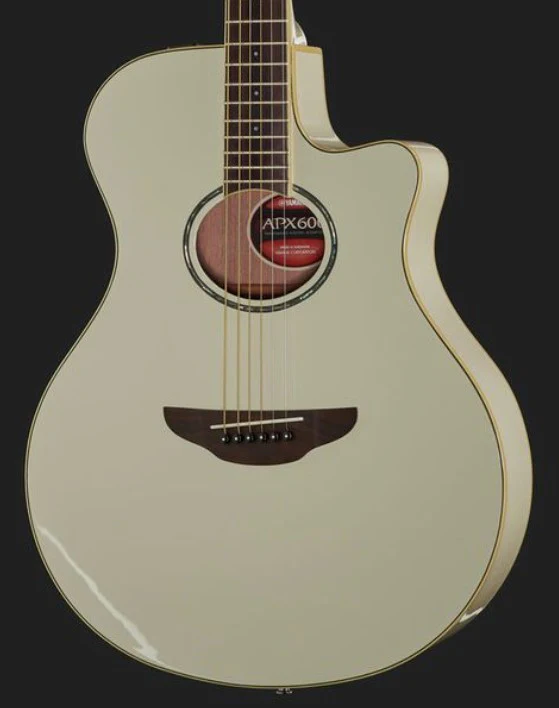 YAMAHA APX 600 VWH GUITARRA ELECTROACUSTICA VINTAGE WHITE - Image 16