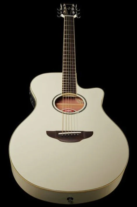 YAMAHA APX 600 VWH GUITARRA ELECTROACUSTICA VINTAGE WHITE - Image 25