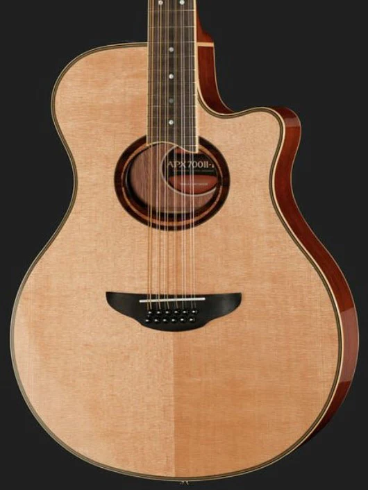 YAMAHA APX700II-12 NAT GUITARRA ELECTROACUSTICA 12 CUERDAS NATURAL - Image 12