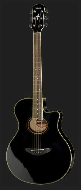 YAMAHA APX700II BL GUITARRA ELECTROACUSTICA BLACK - Image 2
