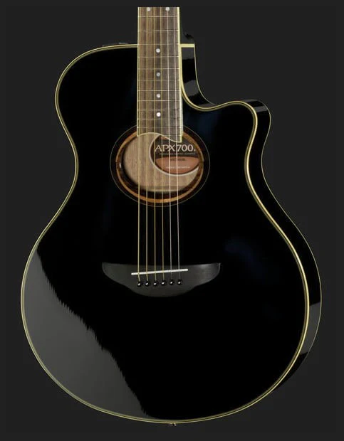 YAMAHA APX700II BL GUITARRA ELECTROACUSTICA BLACK - Image 4