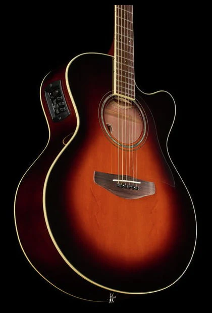 YAMAHA CPX600 OVS GUITARRA ELECTROACUSTICA OLD VIOLIN SUNBURST - Image 15
