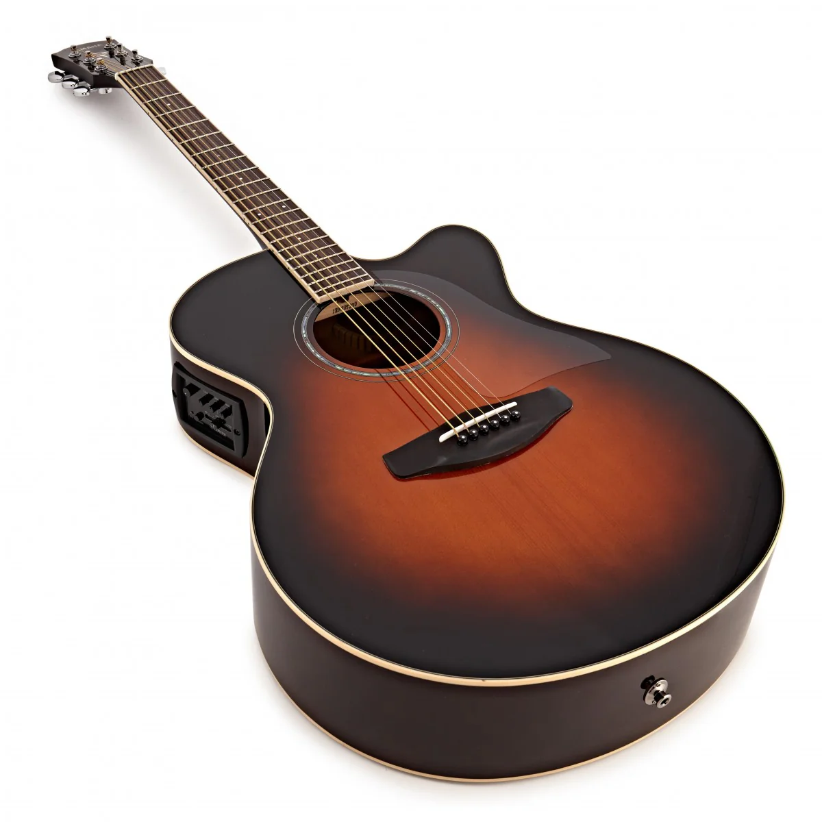YAMAHA CPX600 OVS GUITARRA ELECTROACUSTICA OLD VIOLIN SUNBURST - Image 3