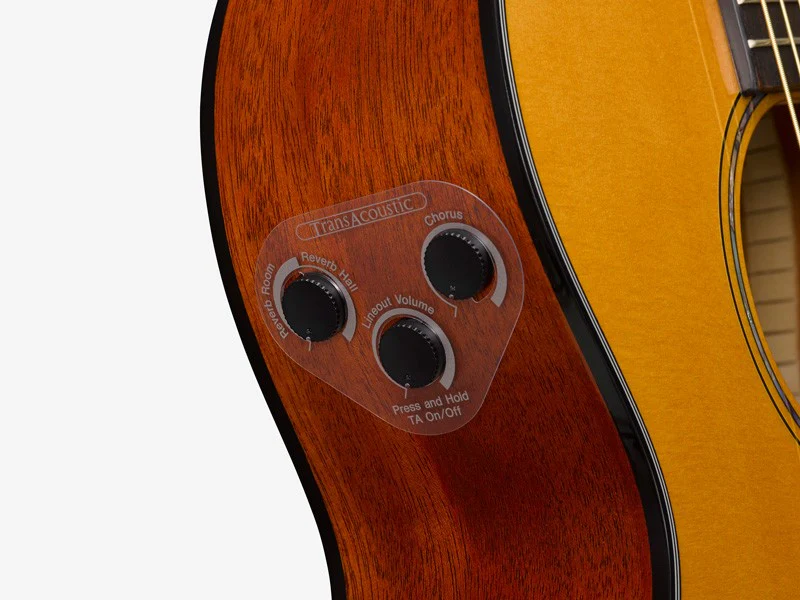YAMAHA CSFTA VN TRANSACOUSTIC GUITARRA ELECTROACUSTICA PARLOR VINTAGE NATURAL - Image 5