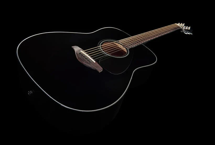 YAMAHA FG800 BL GUITARRA ACUSTICA NEGRA - Image 11