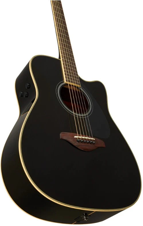 YAMAHA FGCTA BL TRANSACOUSTIC GUITARRA ELECTROACUSTICA WESTERN NEGRA - Image 6