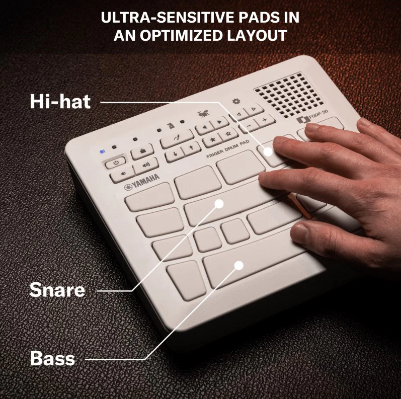 YAMAHA FGDP-30 FINGER DRUM PAD PERCUSION - Image 8