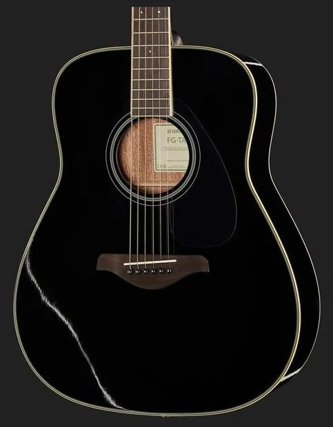 YAMAHA FGTA BL TRANSACOUSTIC GUITARRA ELECTROACUSTICA WESTERN NEGRA - Image 3