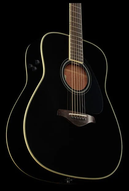 YAMAHA FGTA BL TRANSACOUSTIC GUITARRA ELECTROACUSTICA WESTERN NEGRA - Image 7