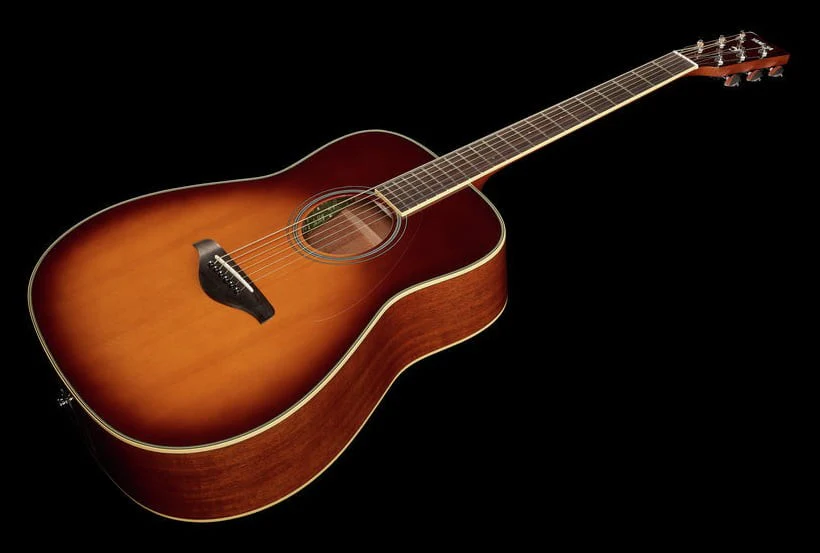 YAMAHA FGTA BS TRANSACOUSTIC GUITARRA ELECTROACUSTICA WESTERN BROWN SUNBURST - Image 8