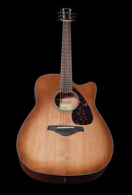 YAMAHA FGX800C SDB GUITARRA ELECTROACUSTICA WESTERN SAND BURST - Image 13