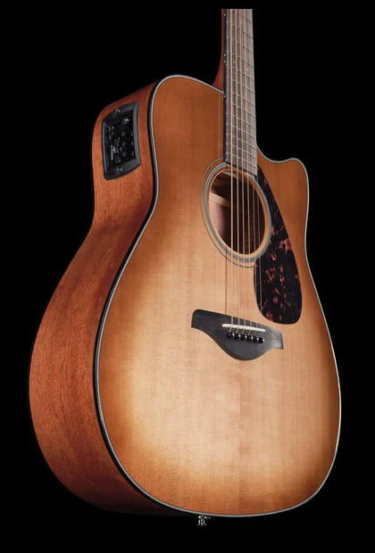 YAMAHA FGX800C SDB GUITARRA ELECTROACUSTICA WESTERN SAND BURST - Image 8