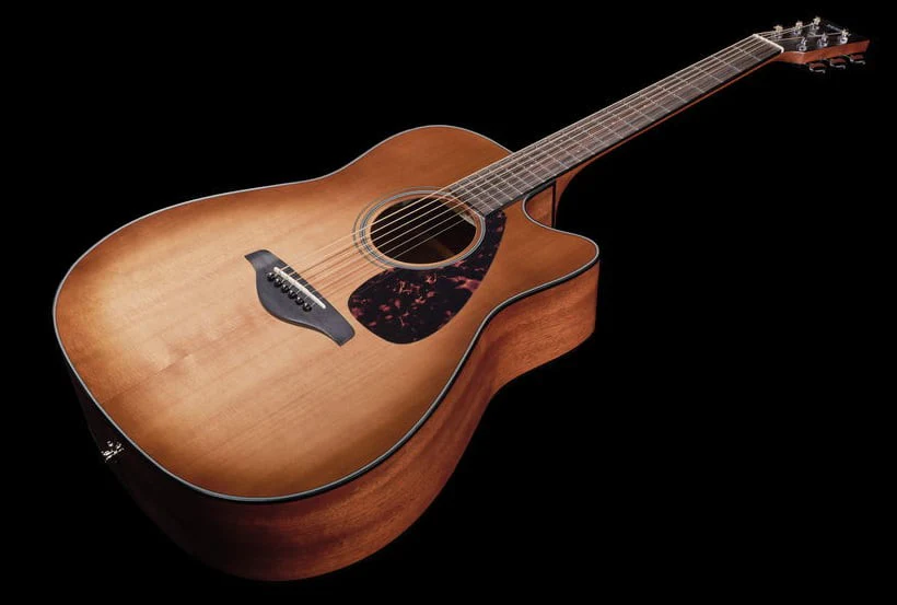 YAMAHA FGX800C SDB GUITARRA ELECTROACUSTICA WESTERN SAND BURST - Image 9