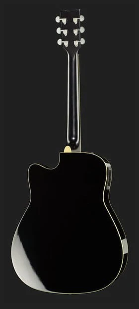 YAMAHA FGX820C BL GUITARRA ELECTROACUSTICA WESTERN NEGRA - Image 3