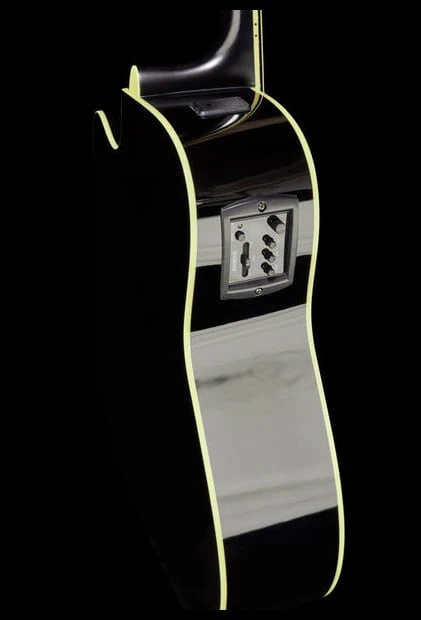 YAMAHA FGX820C BL GUITARRA ELECTROACUSTICA WESTERN NEGRA - Image 9