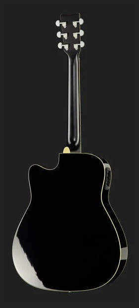 YAMAHA FGX830C BL GUITARRA ELECTROACUSTICA WESTERN NEGRA - Image 3