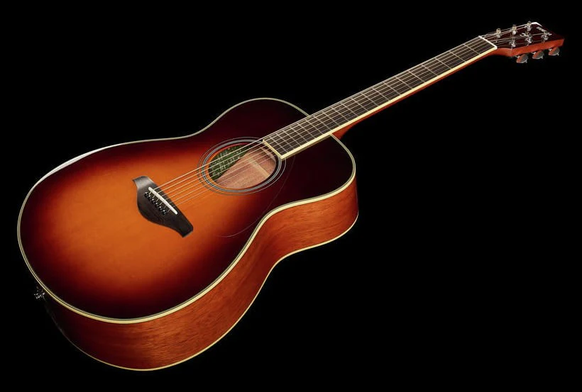 YAMAHA FSTA BS TRANSACOUSTIC GUITARRA ELECTROACUSTICA CONCIERTO BROWN SUNBURST - Image 10