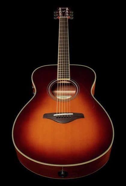 YAMAHA FSTA BS TRANSACOUSTIC GUITARRA ELECTROACUSTICA CONCIERTO BROWN SUNBURST - Image 13