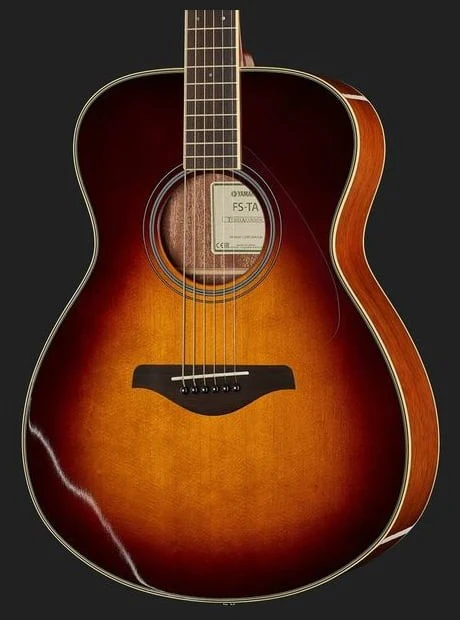 YAMAHA FSTA BS TRANSACOUSTIC GUITARRA ELECTROACUSTICA CONCIERTO BROWN SUNBURST - Image 4