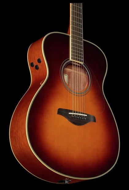 YAMAHA FSTA BS TRANSACOUSTIC GUITARRA ELECTROACUSTICA CONCIERTO BROWN SUNBURST - Image 8