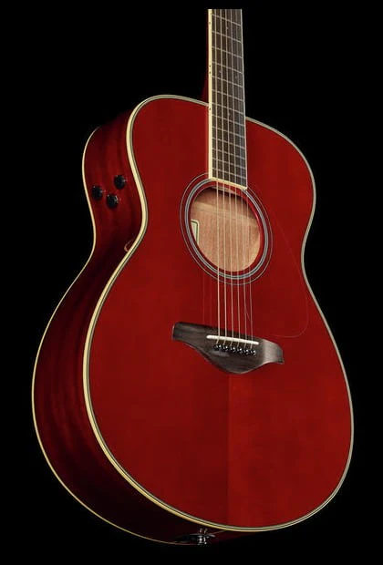 YAMAHA FSTA RR TRANSACOUSTIC GUITARRA ELECTROACUSTICA CONCIERTO RUSTY RED - Image 7