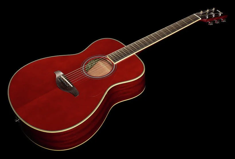 YAMAHA FSTA RR TRANSACOUSTIC GUITARRA ELECTROACUSTICA CONCIERTO RUSTY RED - Image 9