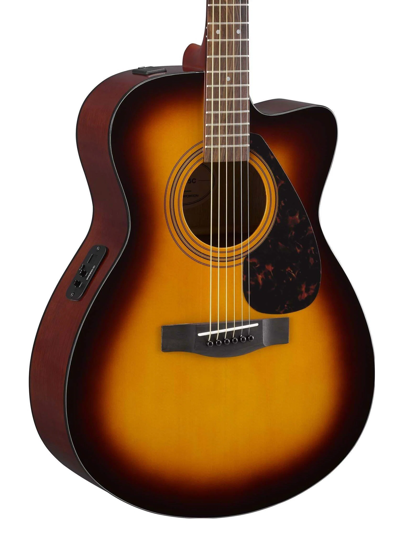 YAMAHA FSX315C TBS GUITARRA ELECTROACUSTICA CONCIERTO TOBACCO BROWN SUNBURST - Image 3